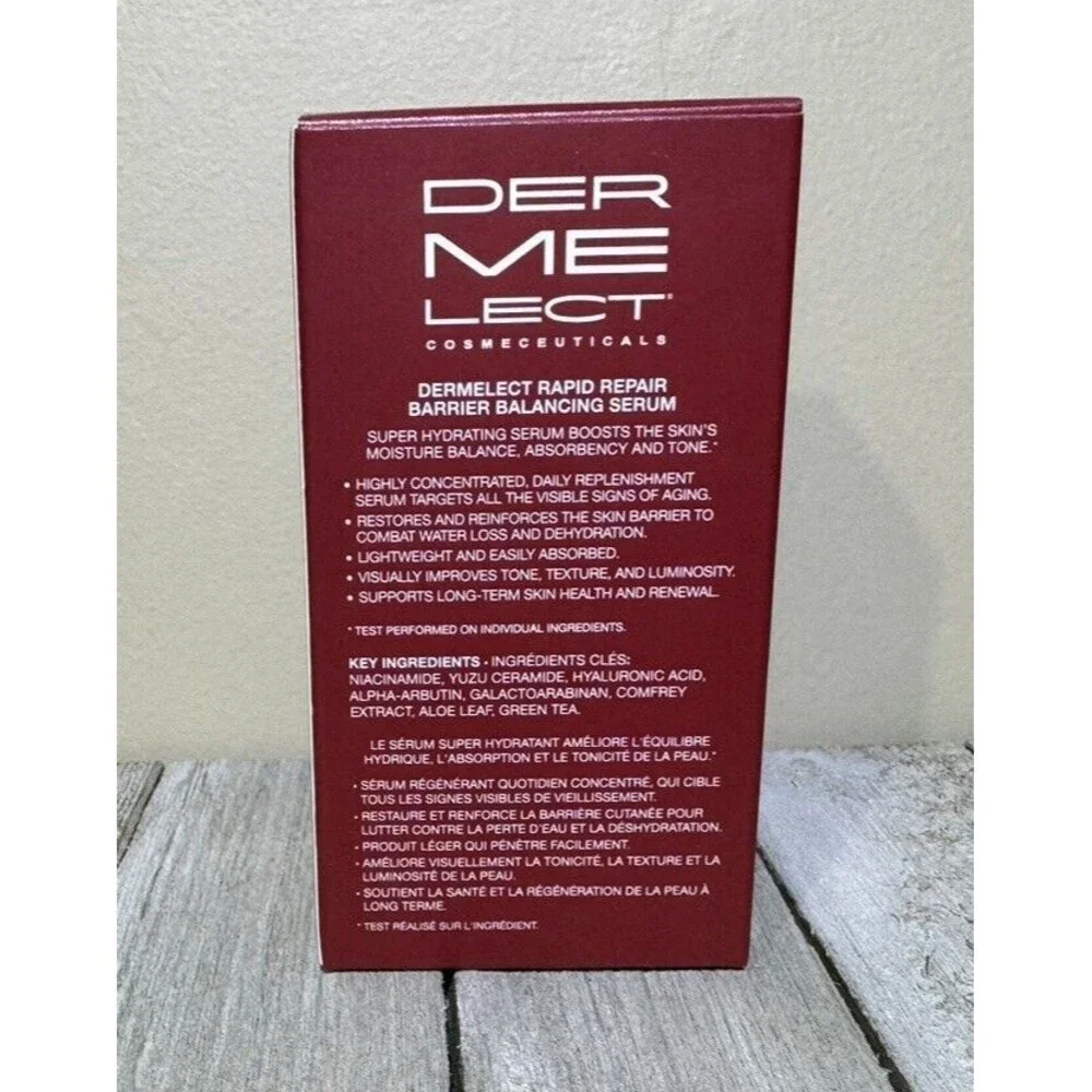 Dermelect Rapid Repair‎ Barrier Balancing Serum Super-Hydrating Skin Care 1.0 oz